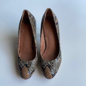 Corso Como snakeskin pumps